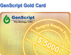 GenScript Reagent Reserve Program Gold Voucher