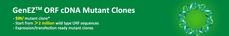 GenEZ™ ORF cDNA Mutant Clones GenEZ™ ORF cDNA Mutant Clones