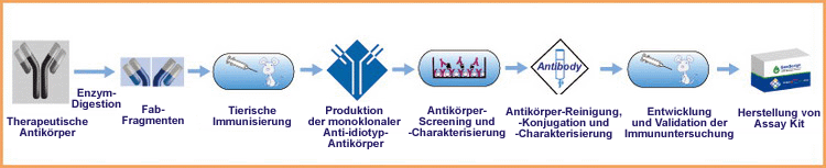 Immunoassay-Entwicklung-Service für Therapeutische Antikörper-Delektion