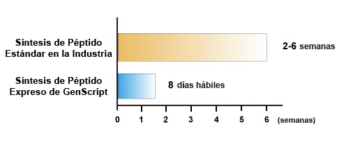 Duración de la Síntesis de Péptidos Expresos Duración de la Síntesis de Péptidos Expresos