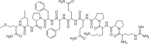 [Pro<sup>9</sup>]-Substance P Structure