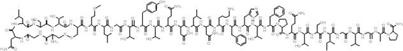 Calcitonin, rat Structure