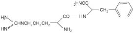 Arg-Phe-NH2 structure
