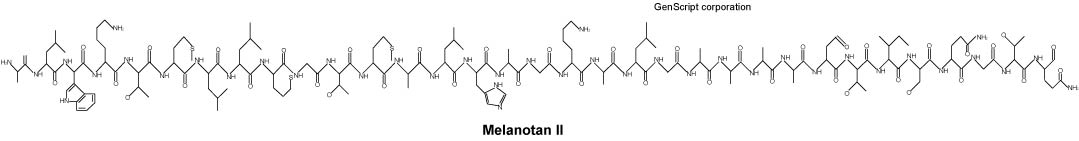 Melanotan II structure Melanotan II structure