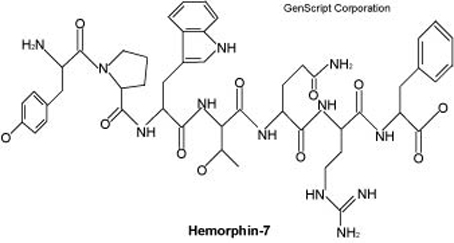 Hemorphin-7 structure Hemorphin-7 structure