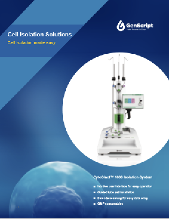 GenScript’s CytoSinct™ 1000 Brochure