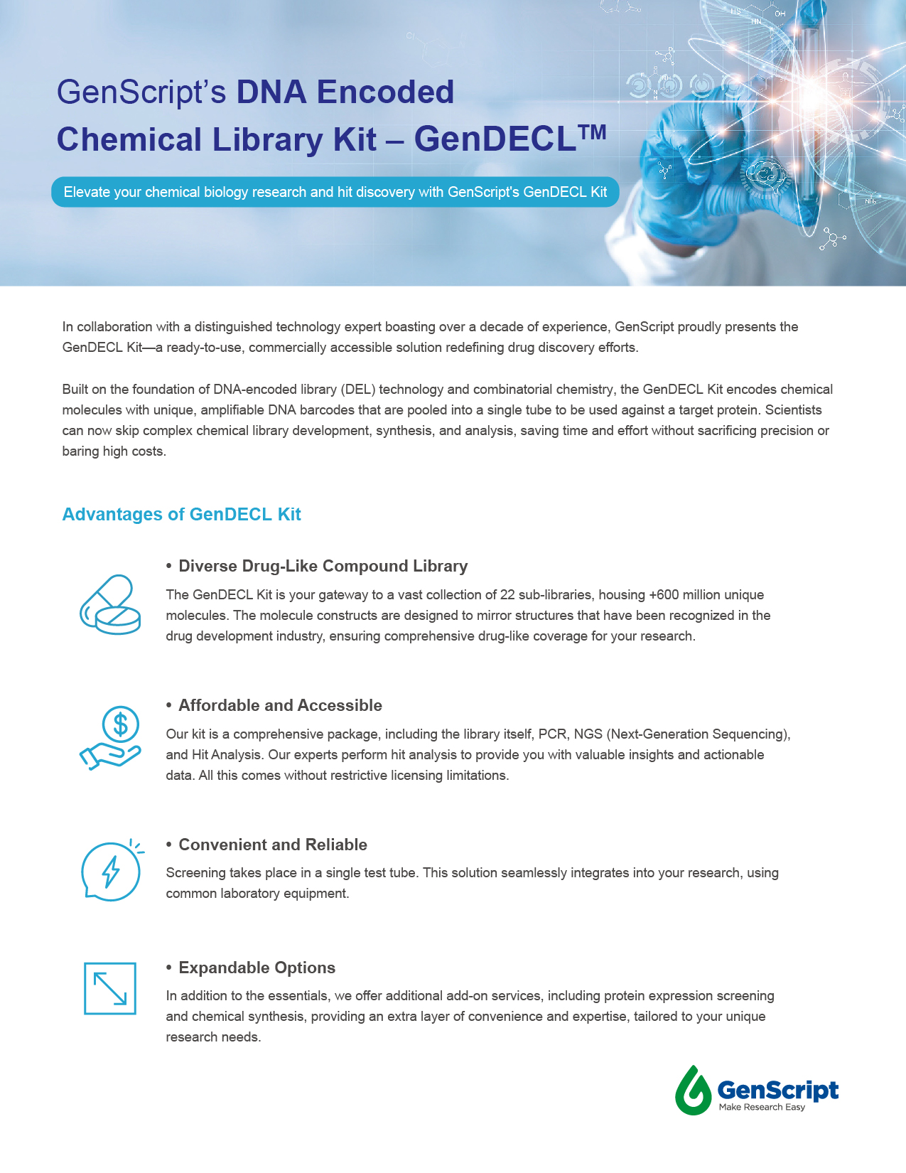 DNA-Encoded Chemical Library Kit – GenDECL™