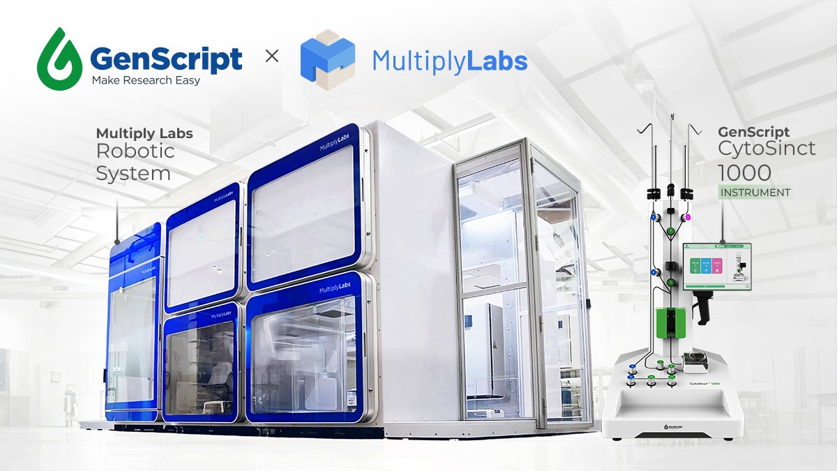 Multiply Labs and GenScript Biotech Corporation Collaborate to