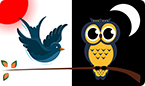 early bird, morning person, evening person, genetic variants, GWAS, circadian rhythms