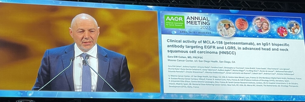 Clinical activity of MCLA-158 (petosemtamab)