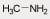 Methylamine Structural Formula