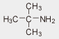 Tert-butylamine Structural Formula