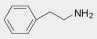β-phenylethylamine Structural Formula