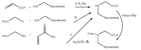 synthesis of peptoid monomers