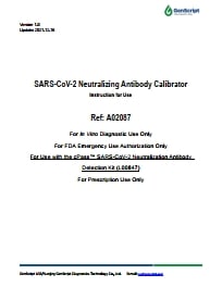 SARS-CoV-2 Neutralizing Antibody Calibrator