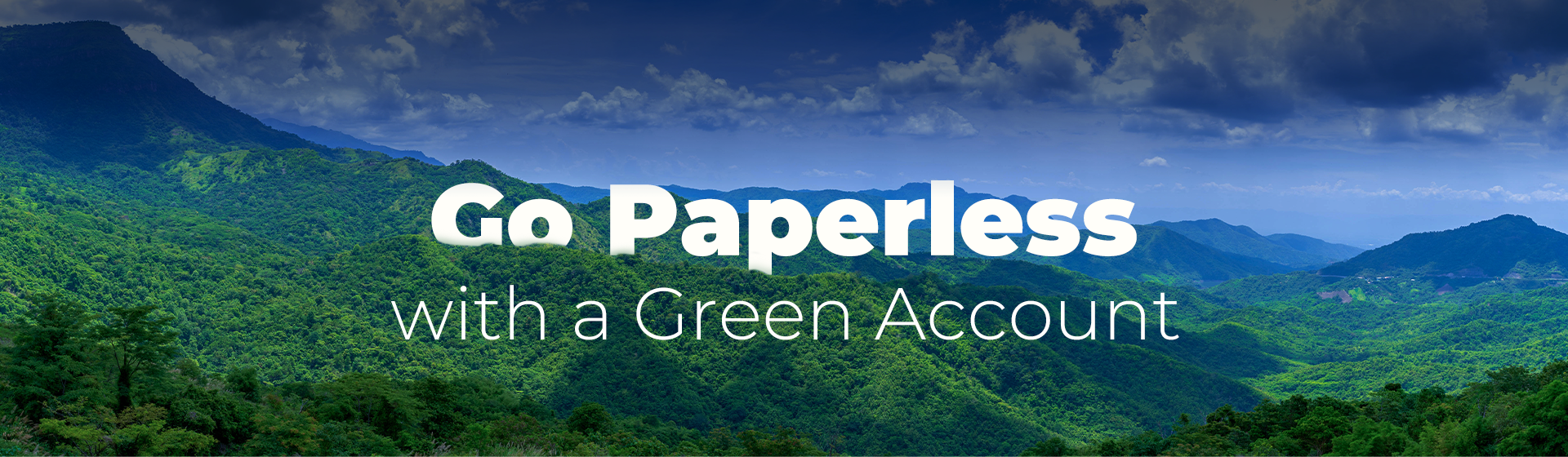 Go Paperless with Green Account & Plant More trees together！