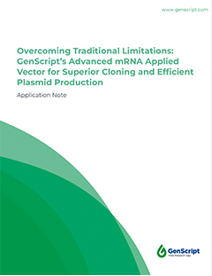 Overcoming Traditional Limitations: GenScript’s Advanced mRNA Applied Vector for Superior Cloning and Efficient Plasmid Production