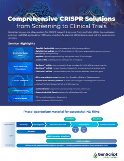 Flyer CRISPR Service Overview