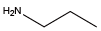 n-propylamine Structural Formula